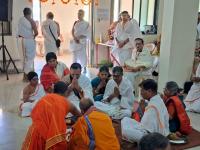 Uttar Bharat Yatra 2025 - Surat Camp, Day 2 (06 March 2025). Shri Paduka Pujana